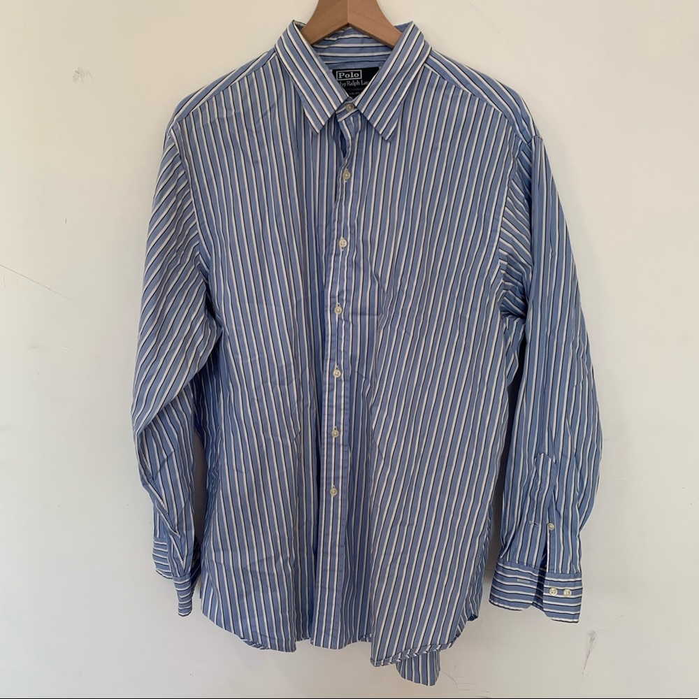 Ralph Lauren Andrew Classic Fit Stripe Button Down